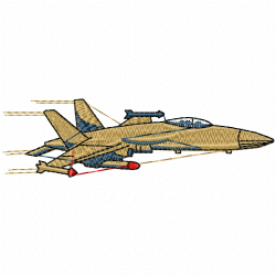 Airplanes Embroidery Design 8